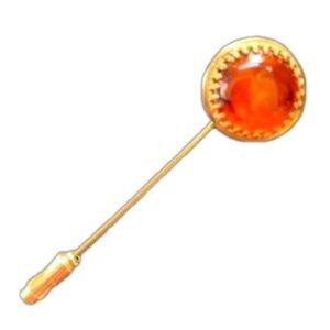 Vintage Amber Gold Filled Stick Pin